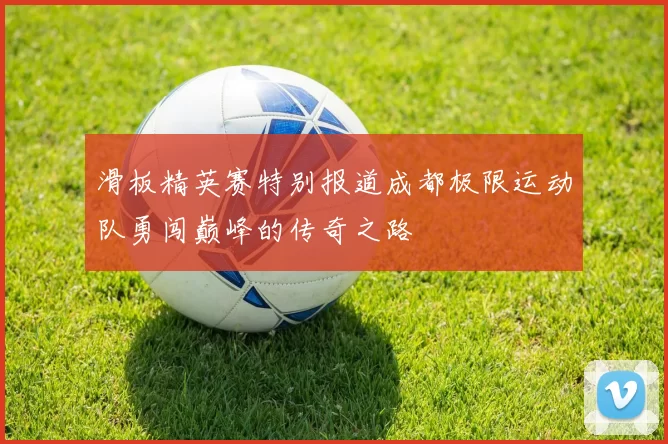 滑板精英赛特别报道成都极限运动队勇闯巅峰的传奇之路